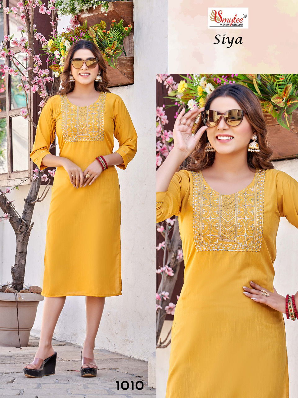 Rung Siya Ethnic Wear Wholesale Designer Kurtis Catalog